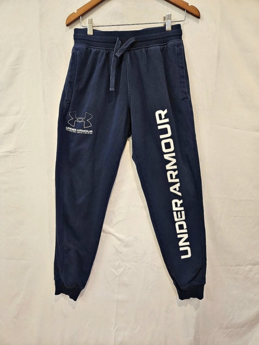 Under Armour Men's Jogger Sweatpants in Blue Size Medium